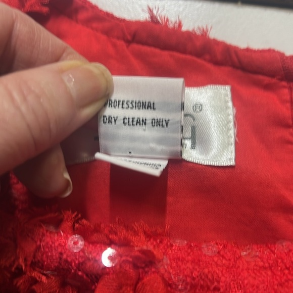 JSong Flora Sequins Dress Red - Picture 6 of 6